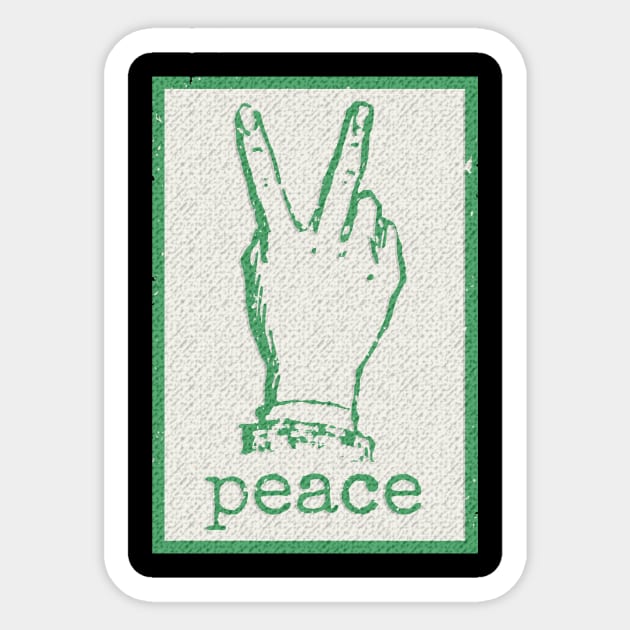 Peace Sign Sticker by GBDesigner